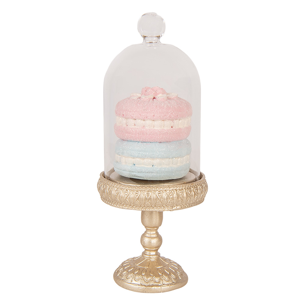 Stolp met decoratie Ø 7x17 cm
