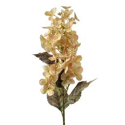 [5PL0162Y] Branche de décoration avec fleurs Jaune Vert 10x8x71 cm
