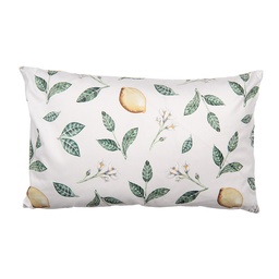 [LEL36V] Coussin rempli Beige Jaune 30x50x4 cm