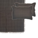 Copriletto Grigio 220x240 cm / 1x federa 50x70 cm