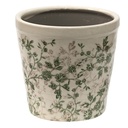 Pot de fleurs d'intérieur Vert Beige Ø 14x13 cm