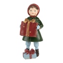 Décoration de Noël Enfant Vert Rouge 5x5x12 cm