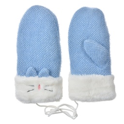 [JZGL0103] Gants d'hiver Bleu 10x23 cm