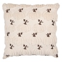 Cuscino imbottito Beige Marrone 40x40x8 cm