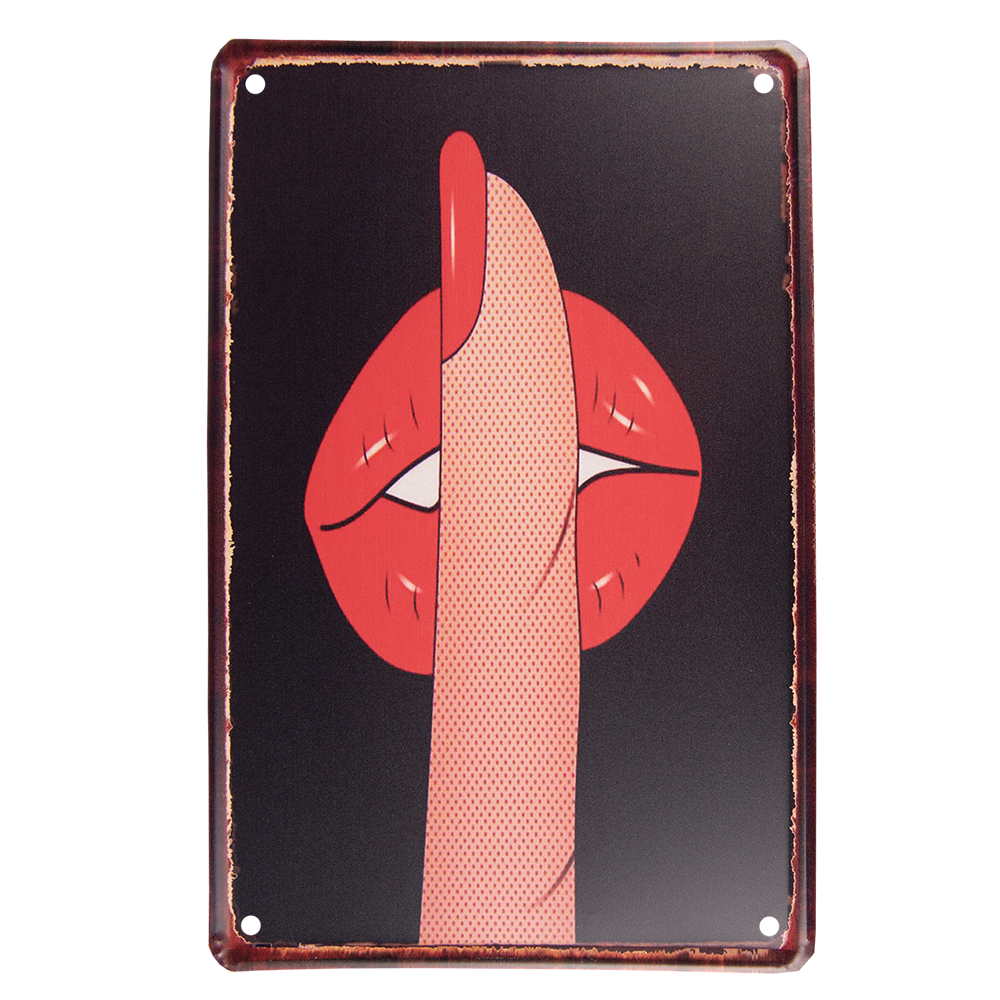 Decorazione da parete Rosso, Marrone 20x1x30 cm