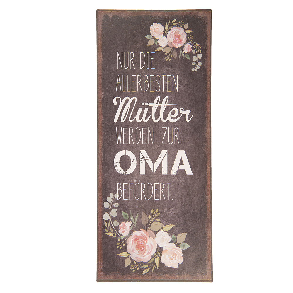 Tableau de texte Multicouleur 13x1x30 cm