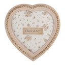 Bilderrahmen Rosa Goldfarbig 15x2x16 cm / 13x13 cm