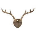 Wall Hook Gold colored 17x8x12 cm