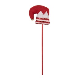 [66563] Decoratie Kerstmuts 9x2x34 cm