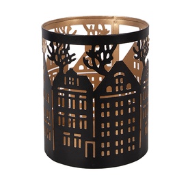 [6Y5976] Porte-lampes de Noël Marron Ø 11x13 cm