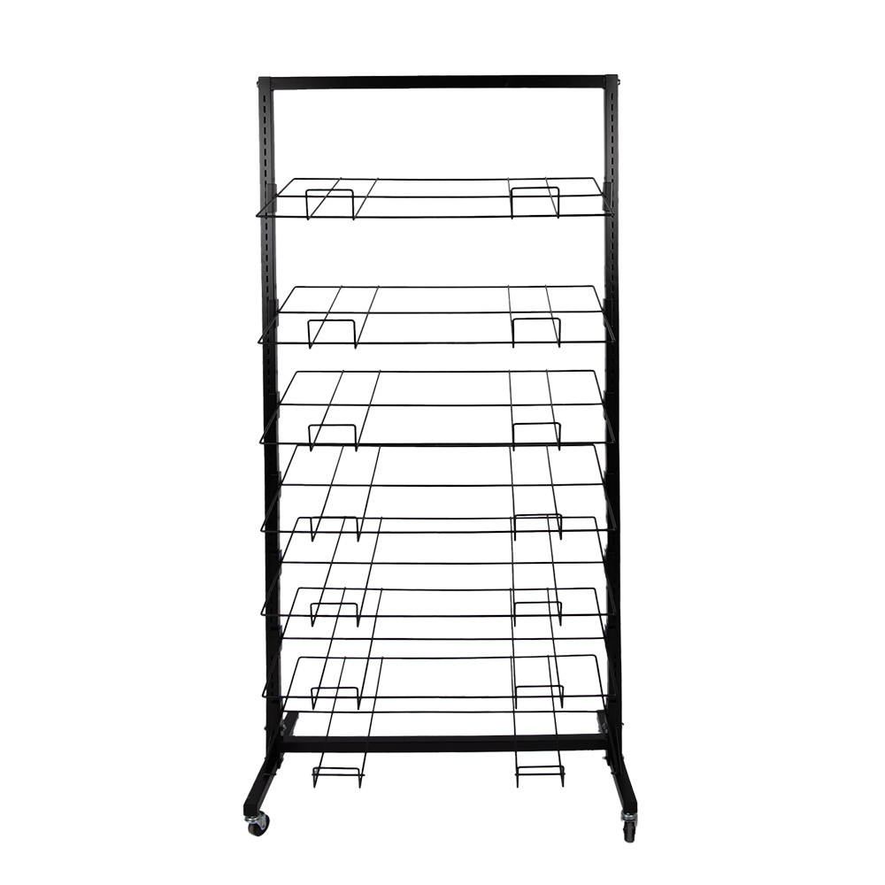 Display per zerbini Nero 83x40x180 cm