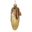 Christmas Bauble Gold colored Yellow Ø 4x10 cm