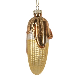 [6GL5259] Boule de Noël Couleur or Jaune Ø 4x10 cm
