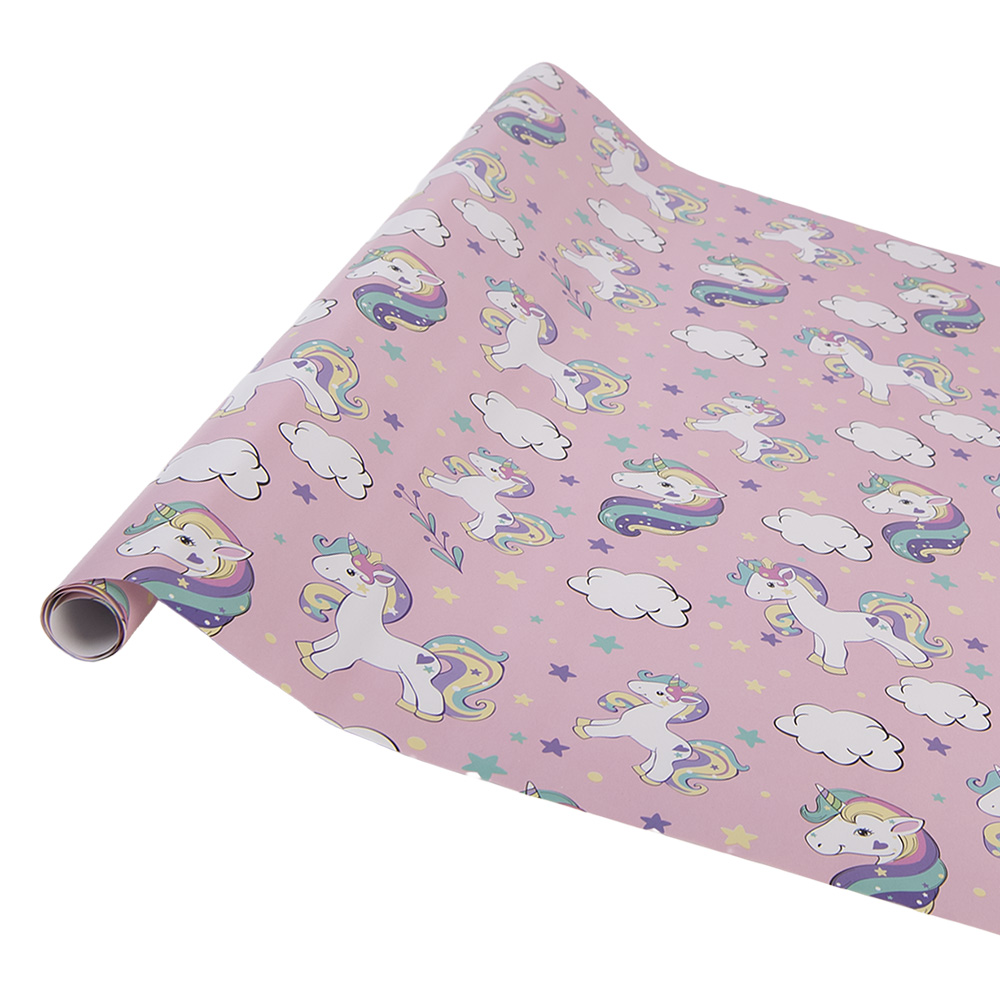 Wrapping paper (3) Pink White 50x75 cm