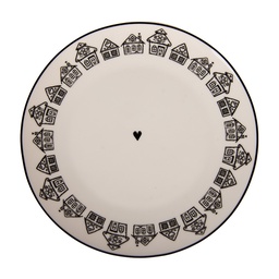 [GBBDP] Breakfast Plate Beige Brown Ø 20x2 cm