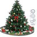 Dekoration Weihnachts Zug Grün Rot 117x56x5 cm