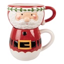 Tazza Rosso Bianco 15x12x17 cm / 400 ml / 500 ml