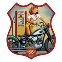 Wanddeko Rot 30x1x35 cm