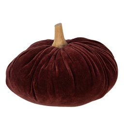 [65415] Décoration Citrouille Rouge Ø 25x16 cm