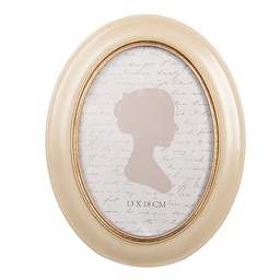 [2F1321] Picture Frame Beige Gold colored 18x2x23 cm / 13x18 cm
