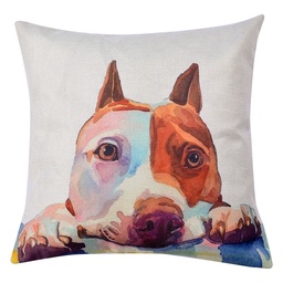 [KT021.236] Kussenhoes hond 43x43 cm