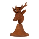 Portacandele Marrone 8x8x9 cm