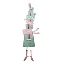 Christmas Decoration Green Pink 28x14x90 cm