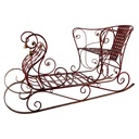 Decorazione Slitta Rosso 107x56x56 cm