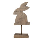 Decoration Rabbit Brown 14x8x30 cm