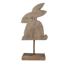 [6H2376] Decoratie konijn 14x8x30 cm