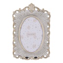 Bilderrahmen Grau Goldfarbig 15x2x23 cm / 10x15 cm
