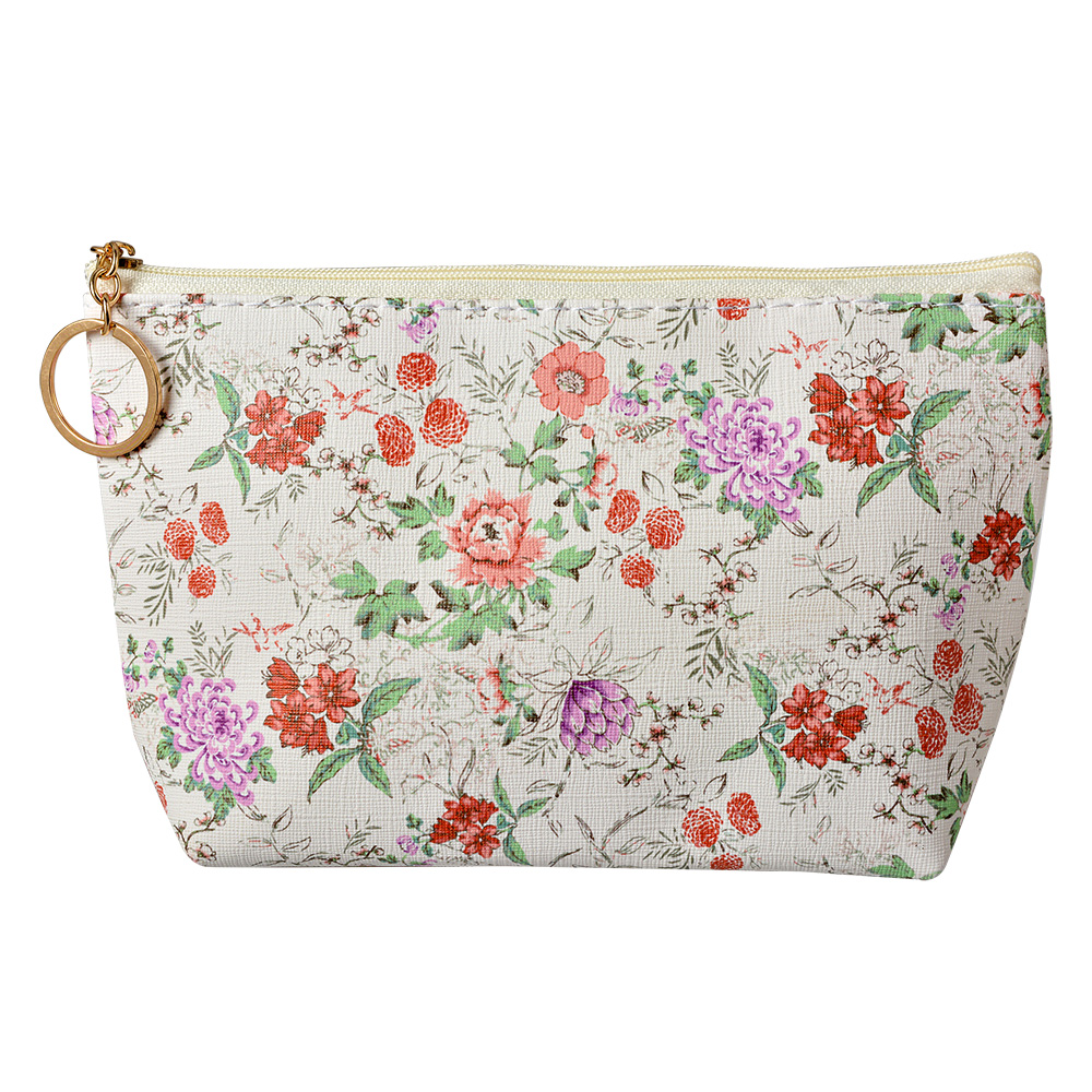 Trousse de toilette pour femmes Beige Rose 21x5x13 cm