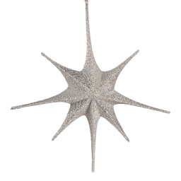 [6PA0534ZI] Decoratie ster 125x10x125 cm