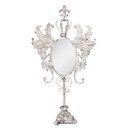 Table mirror White Brown 37x14x68 cm