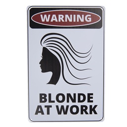 Clayre & Eef Plaque de texte 20x30 cm Blanc Noir Fer