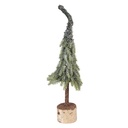 Künstlicher Weihnachtsbaum Grün Weiß Ø 13x50 cm