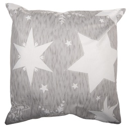 [KT021.451] Housse de coussin Gris Blanc 45x45 cm