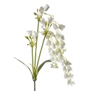 Branche de décoration avec fleurs Blanc Vert 15x6x80 cm