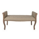 Clayre & Eef Panca 113x44x60 cm Marrone Beige Legno