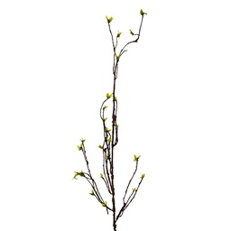 [5PL0182] Decorative Artificial Branch Green Brown 8x5x116 cm