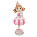 Decorativa Donna Rosa Marrone 10x10x25 cm