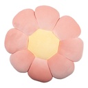 Coussin Rose Jaune Ø 40x6 cm