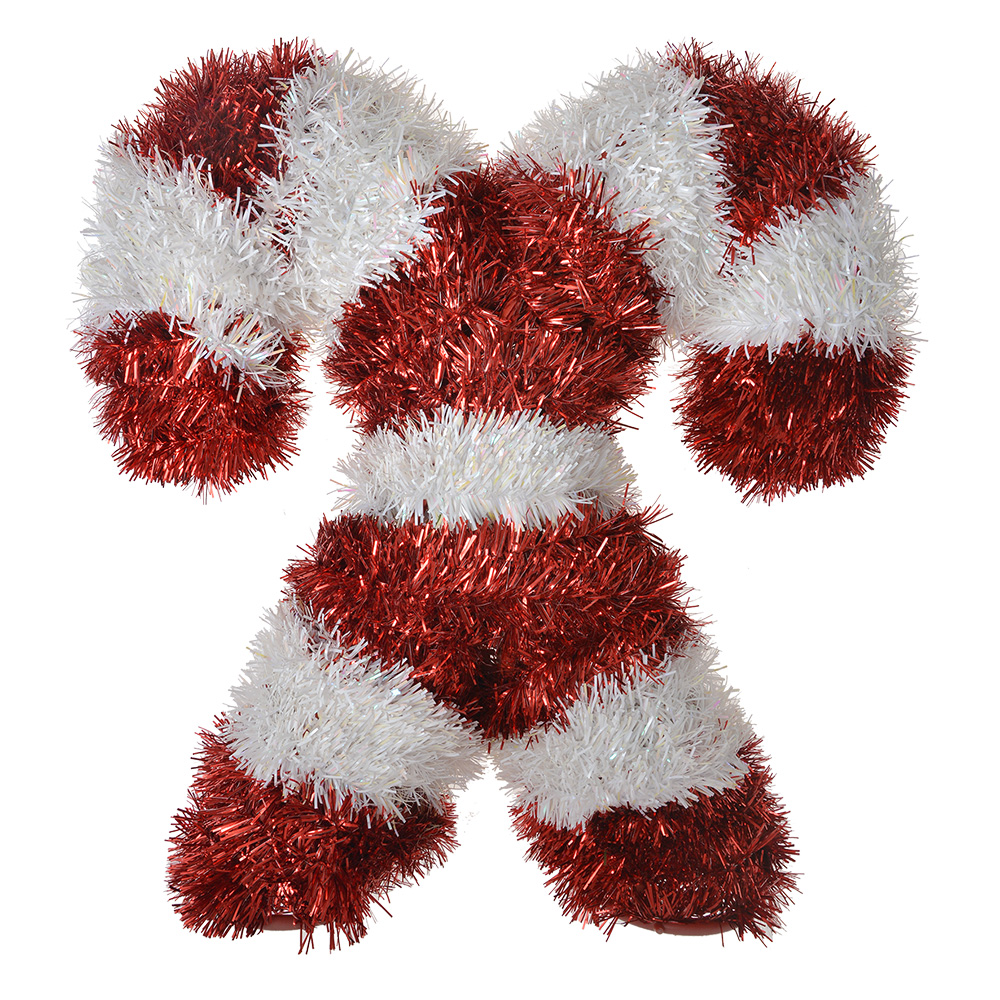 Décoration de Noël cannes à sucre Rouge Blanc 29x8x30 cm