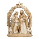 Decorazione Natalizie Figure del presepe di Natale Beige Color oro 19x7x24 cm
