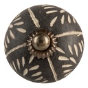 Türknopf Grau Beige Ø 4x4 cm / S3 cm