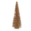 Dekoration Weihnachtsbaum Beige Goldfarbig Ø 20x50 cm