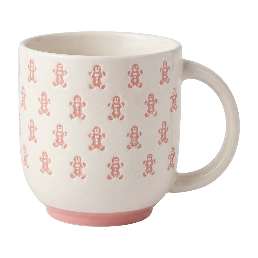 Tazza Bianco Rosa 10x10x6 cm / 480 ml