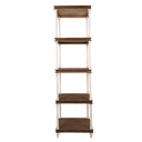Cabinet White Brown 55x40x210 cm