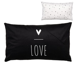 [BHS36-1] Cushion cover Black White 30x50 cm