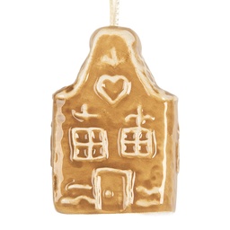 [6CE2353] Decoratie hanger huisje 4x3x6 cm
